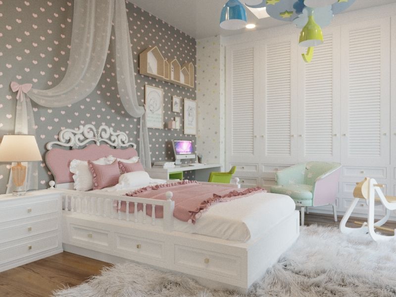Kız çocuk odaları için birbirinden güzel dekorasyon fikirleri | homify