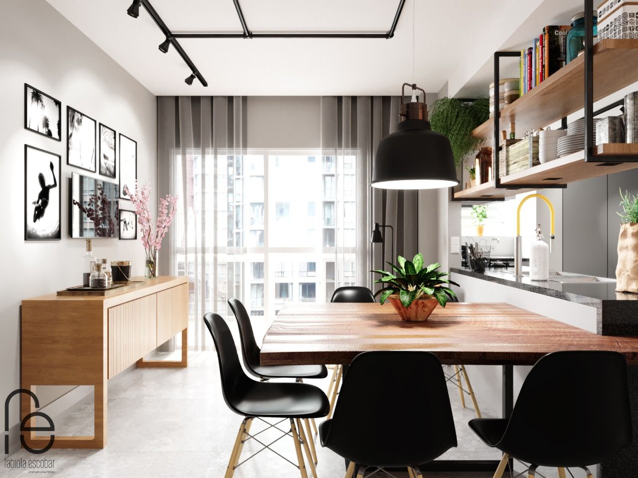 Estilo industrial: Arquitetura de Interiores de Apartamento em Niterói ...