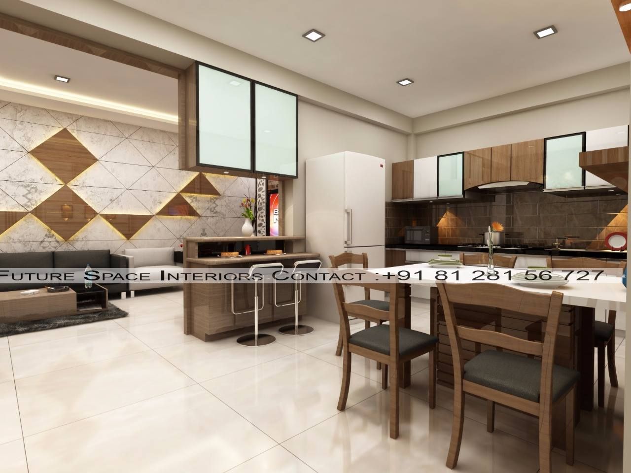 Kitchen designs from modern homes in Ahmedabad | homify