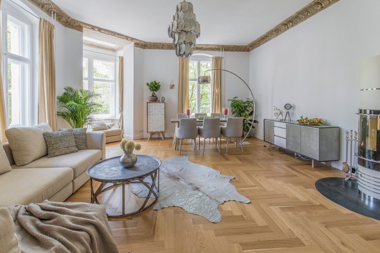 Stilvolle Einrichtung einer 100 qm großen Berliner Altbauwohnung | homify