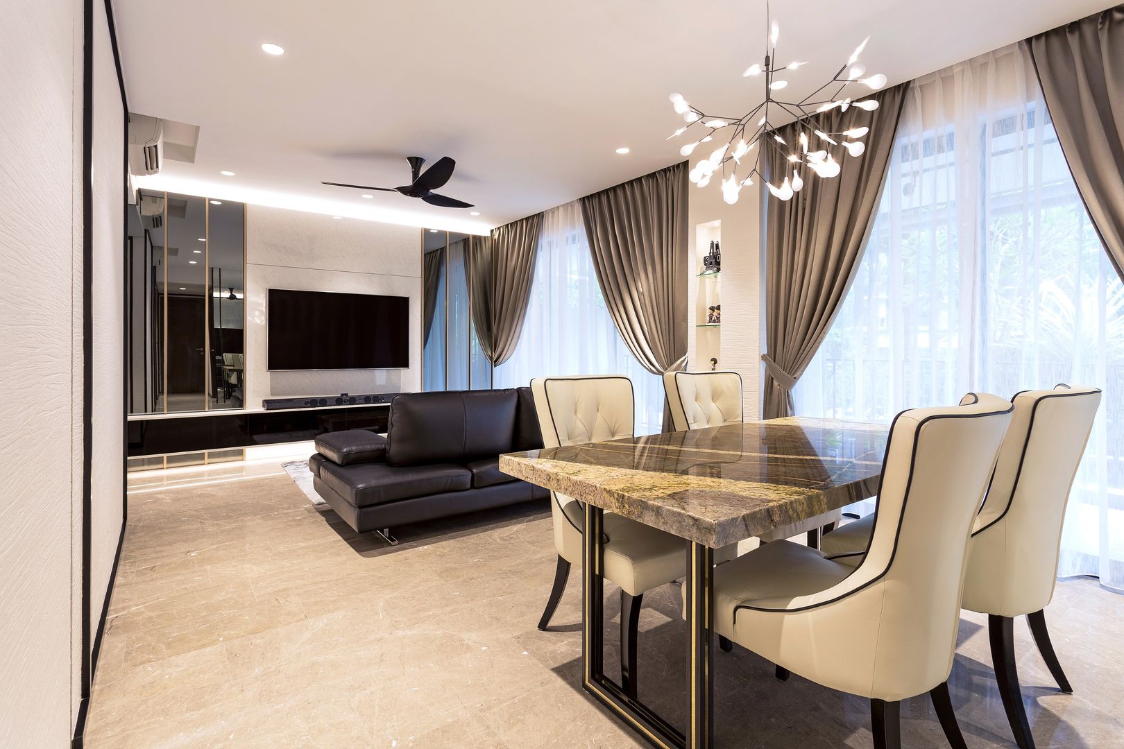 View of The modern apartment with opulent design touches | homify