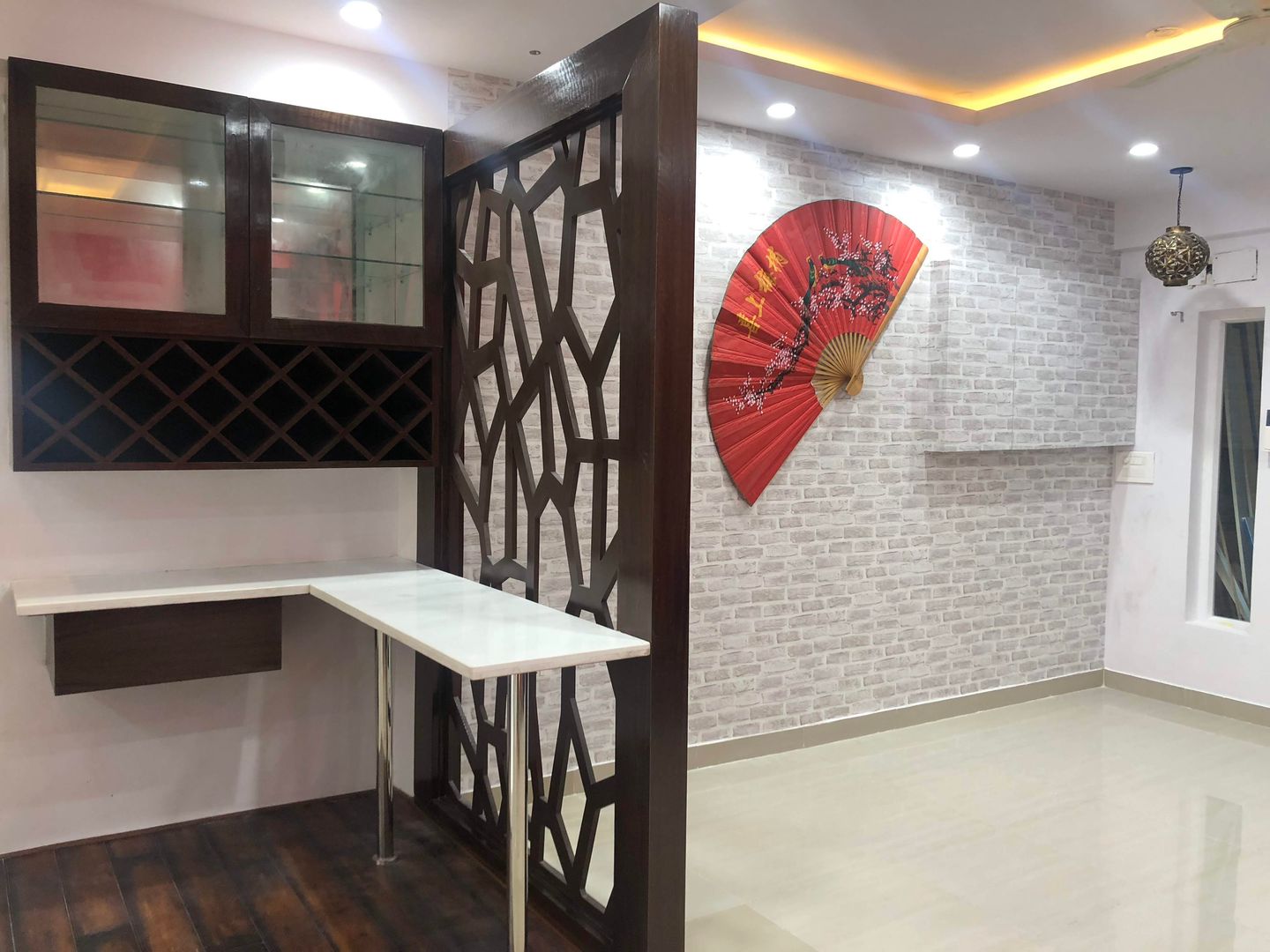 Contemporary interior design with eclectic touches in a 1200 sq ft home ...