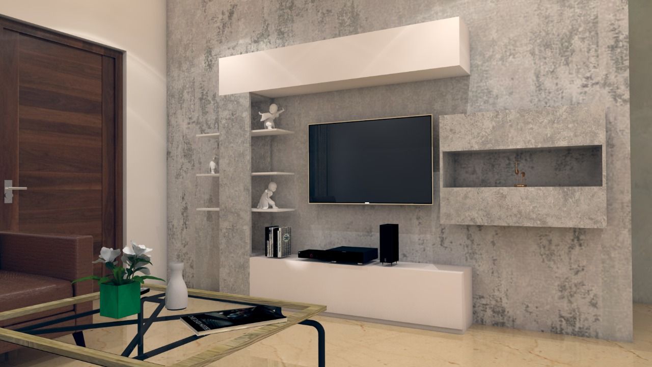 Stunning Modern Interior Design for a Three-bedroom Home in Hyderabad ...