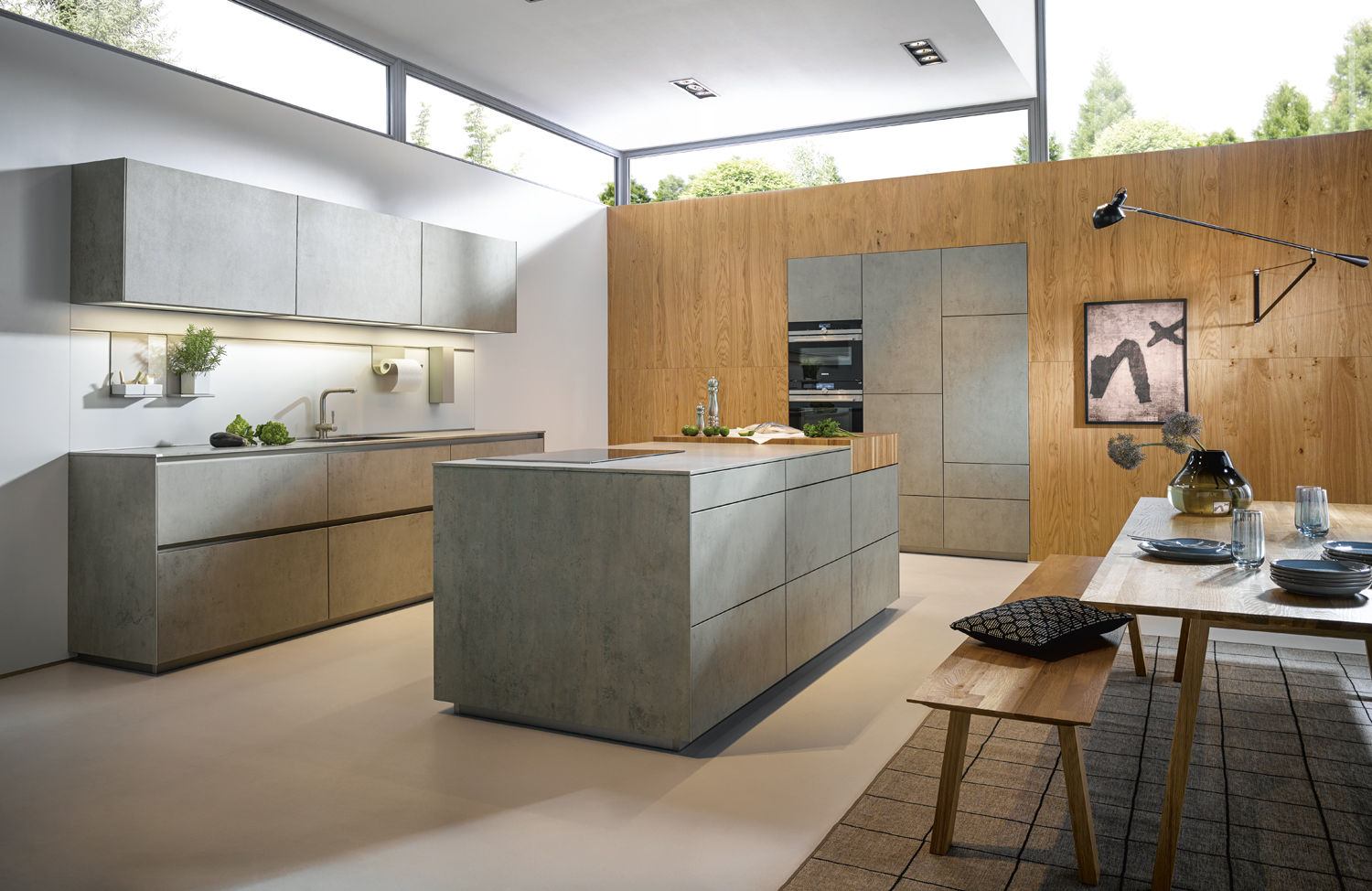 Moderne Inselküche im puristischen Design | homify