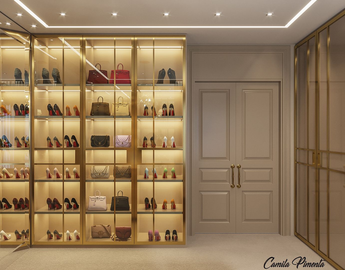 Projeto de Interiores de Closet em Residência de São Paulo | homify