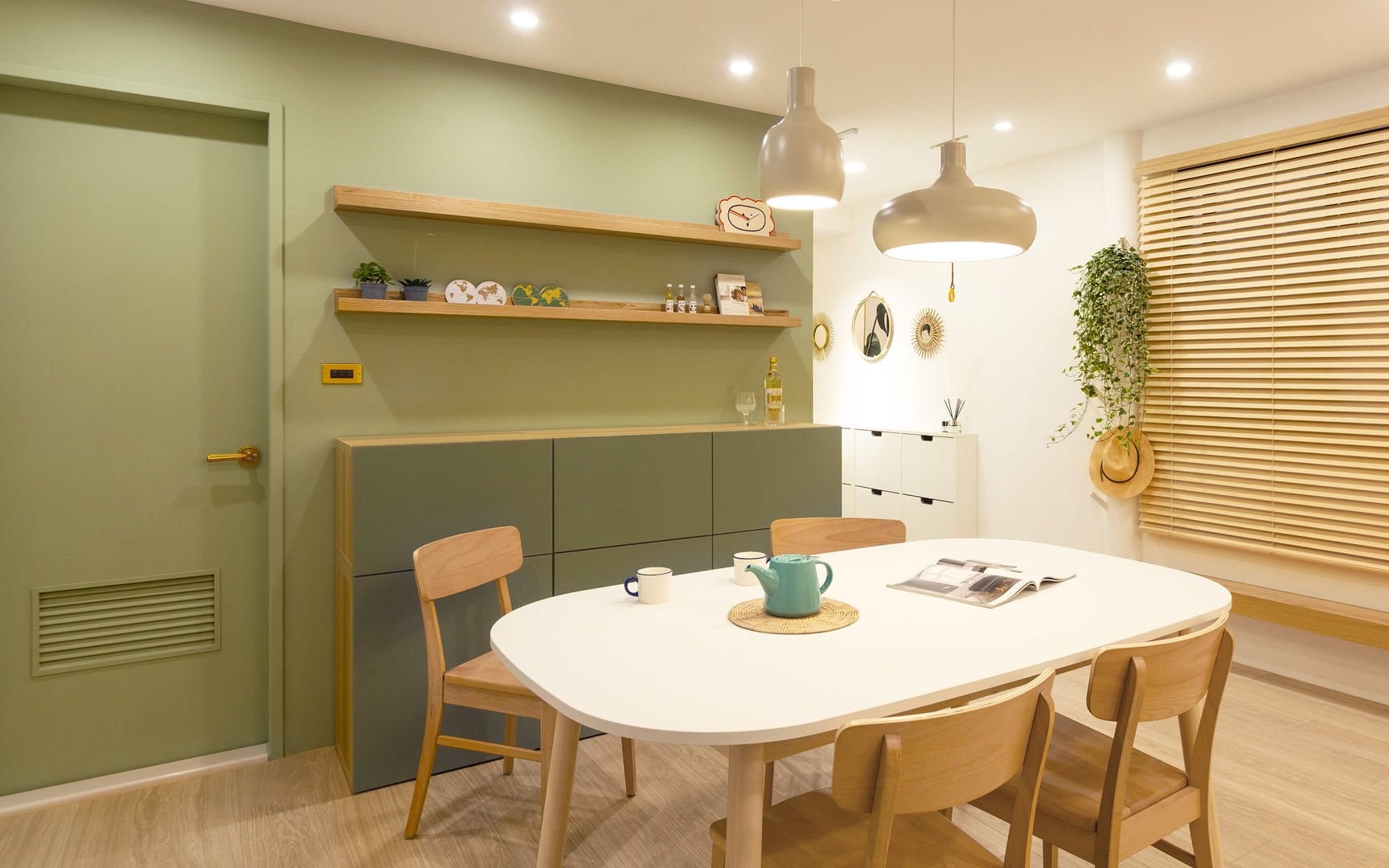 打造自然溫馨北歐宅，不可或缺的清新窗簾設計 | homify