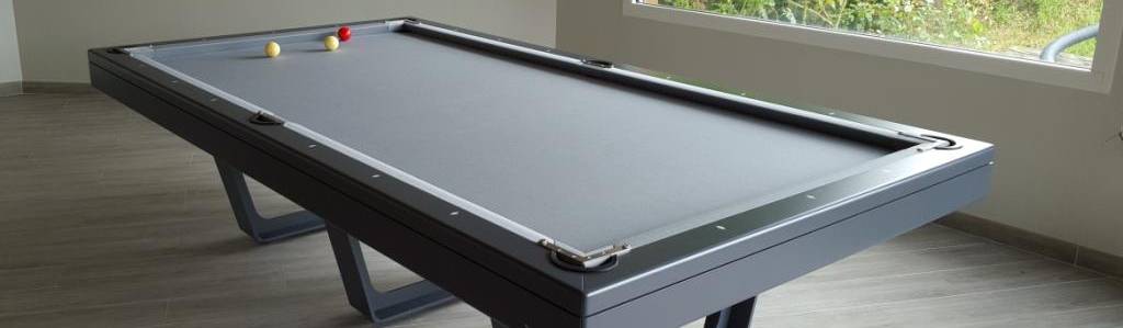 Le Billard Mont-Blanc, table de billard convertible et contemporaine