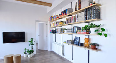 Reforma integral ático Santa María de la Cabeza, Ondo Interiorismo Ondo Interiorismo Madera Acabado en madera
