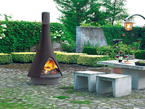 Moderne Feuerstelle Im Garten