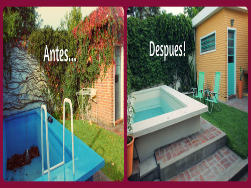 casa de jardines grises antes y ahora