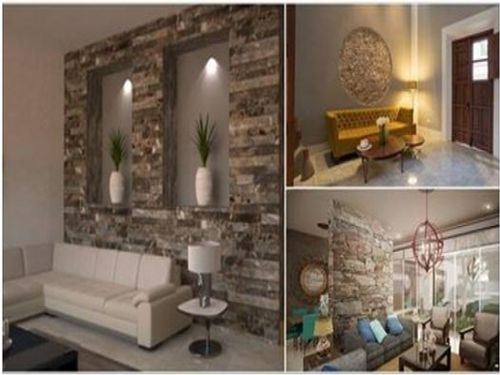 16 Formas Preciosas De Revestir Las Paredes Del Living Con Piedra Homify