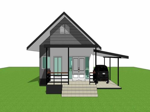 Desain Rumah Kompakt Dengan 3 Kamar Tidur 2 Kamar Mandi Dan Lahan Parkir Yang Cukup Homify