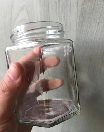 DIY: How to remove sticky label from a glass jar easily | homify