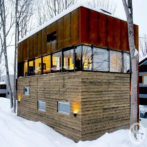 雪国の家5選 雪景色の中のファサード Homify 雪国の家5選 雪景色の中のファサード Homify