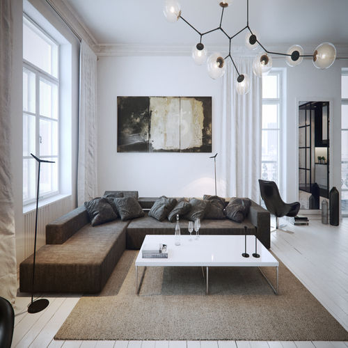 お洒落にかっこよく 白黒でまとめる部屋づくり Homify お洒落にかっこよく 白黒でまとめる部屋づくり Homify
