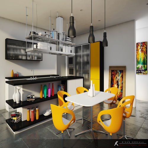 Modern Tasarimli Plastik Masa Ve Sandalyeler Homify