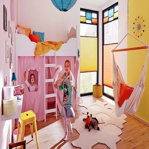 15 Idee originali per arredare la cameretta dei bambini con le tende da finestre  e le tende da gioco