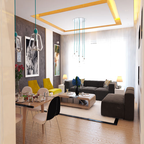 Birbirine Yakisan Renkler Ile Iki Renkli Duvar Boyama Stilleri Homify Homify
