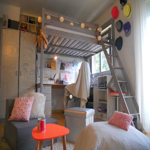 ロフトベッドで空間を効率活用 Homify