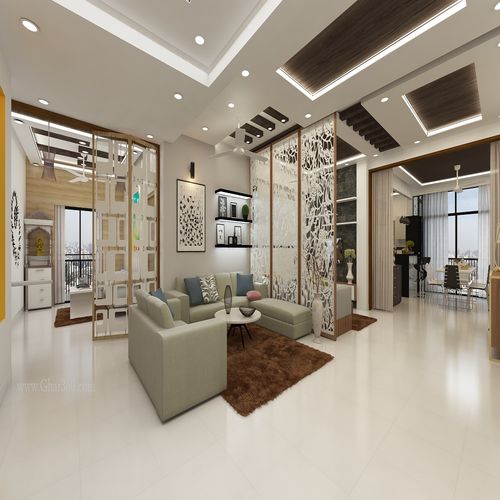 10 Colour Combination Ideas To Make Your Living Room Look Bigger Homify