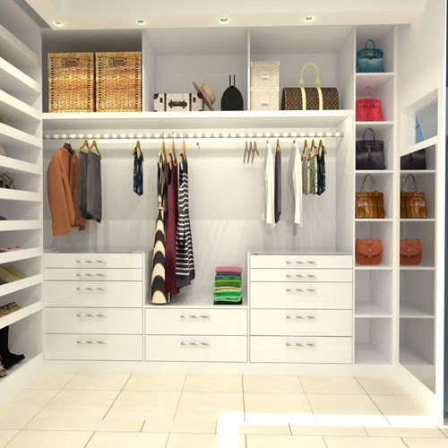 Cuándo apostar por un armario abierto  Interiores de armarios, Diseño de  armario para dormitorio, Diseño de vestidores