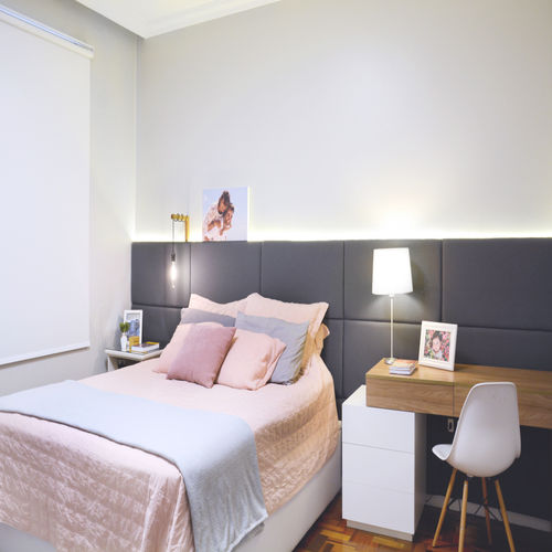 Como Decorar Um Quarto Cinza 10 Inspiracoes Lindas Homify Quarto feminino pequeno com o armário na parede atrás da cama para otimizar. como decorar um quarto cinza 10