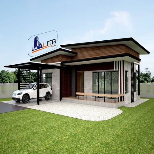 5 Modern Mustakil Evin 3d Proje Cizimleri Homify