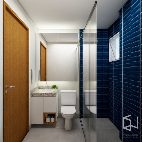 14 Inspiracoes Para Ter Um Banheiro Azul Simples E Perfeito Homify Ja pensou em ter um banheiro azul? banheiro azul simples