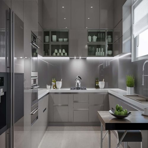 Are Acrylic Kitchen Cabinets Suitable For Indian Kitchens Homify