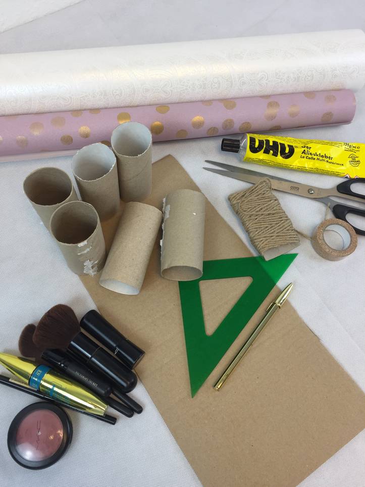 DIY: Idea para organizar el maquillaje con rollos de cartón | homify