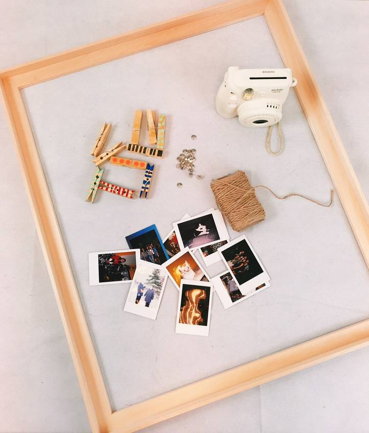 Verlichting uitvinden Ontaarden DIY: Een lijst voor je Polaroidfoto's | homify
