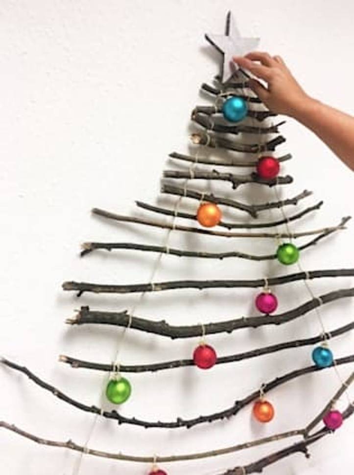 Faça você mesmo: árvore de Natal feita de gravetos | homify