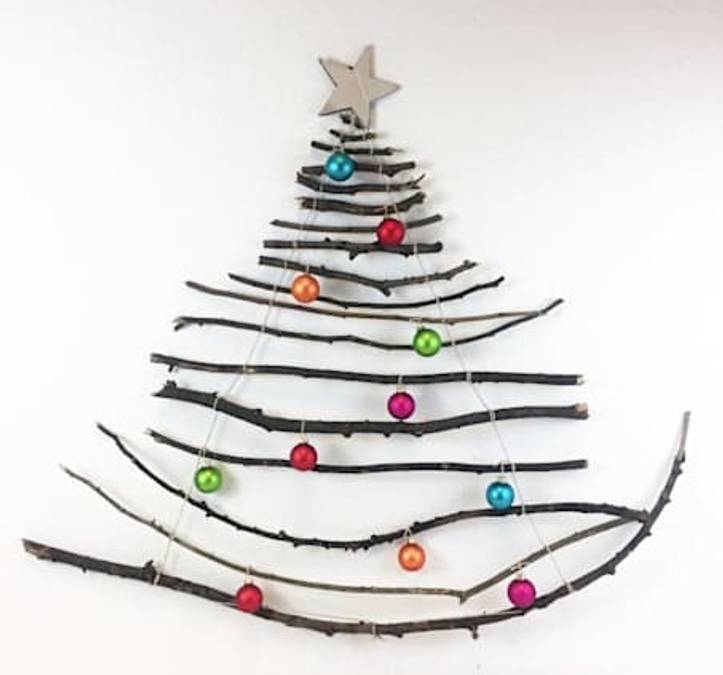 Faça você mesmo: árvore de Natal feita de gravetos | homify