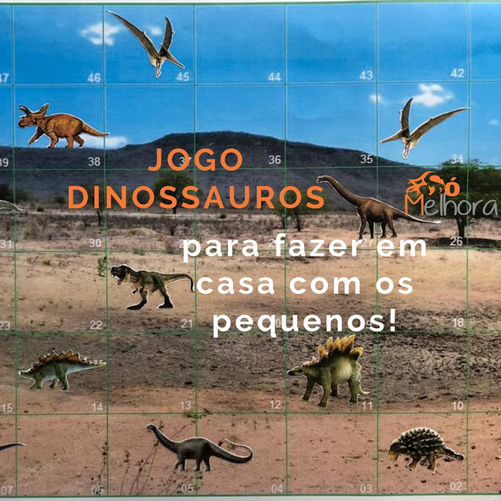 DIY Jogo Dinossauros: para fazer em casa com as crianças!