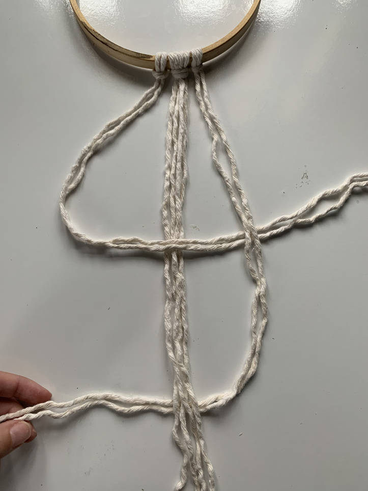 Come Fare un Cordoncino in Macramè, Macrame Tutorial [15 passi]