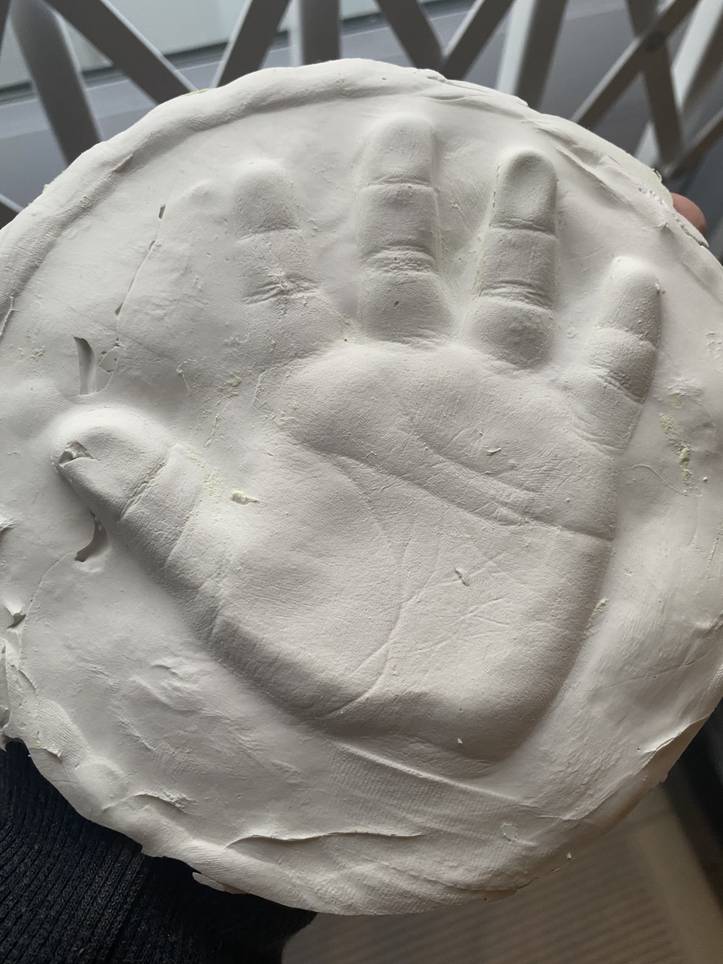 Homemade Plaster Crafts How To Make A Solid DIY Baby Clay