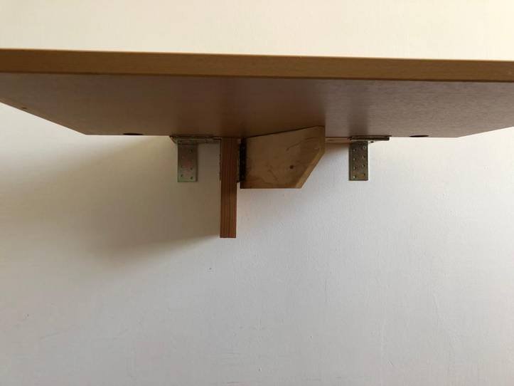 Diy shop wall table