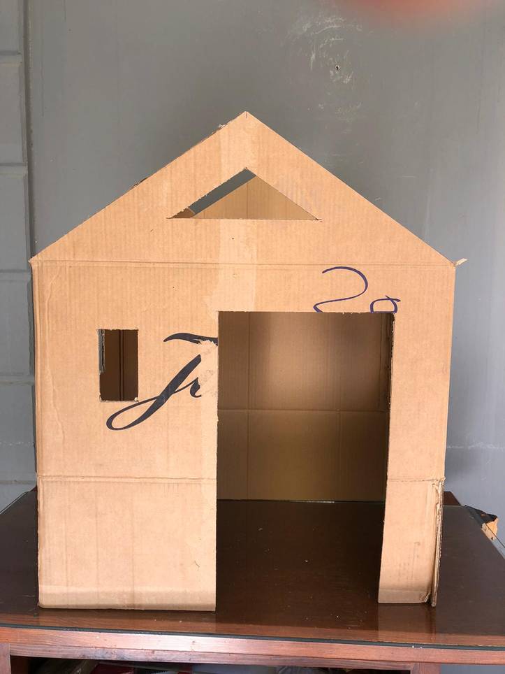Diy cardboard house store