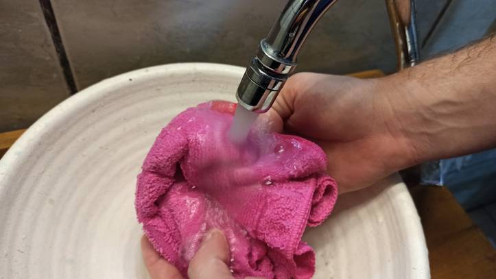 Bellanet asciugamani universali per la pulizia in microfibra elevata capacità di assorbimento di polvere e sporcizia cucina bagno 40 x 4 panni in microfibra di qualità per uso domestico estremamente assorbente e privo di pelucchi Blau 