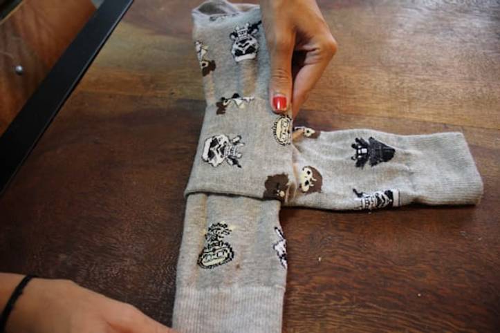 Cómo convertir los calcetines normales en pinkies