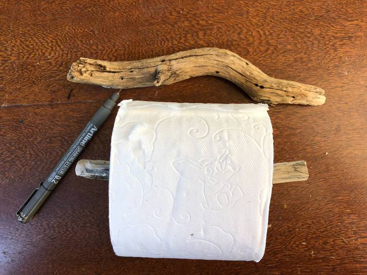 Create an Unique Rustic Bathroom Branch Toilet Paper Holder