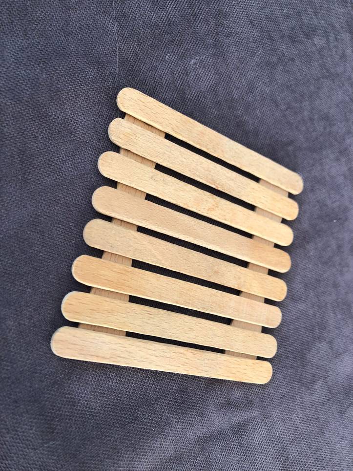 Vikalpah: DIY Coasters using popsicle sticks - 2 ways (Wood