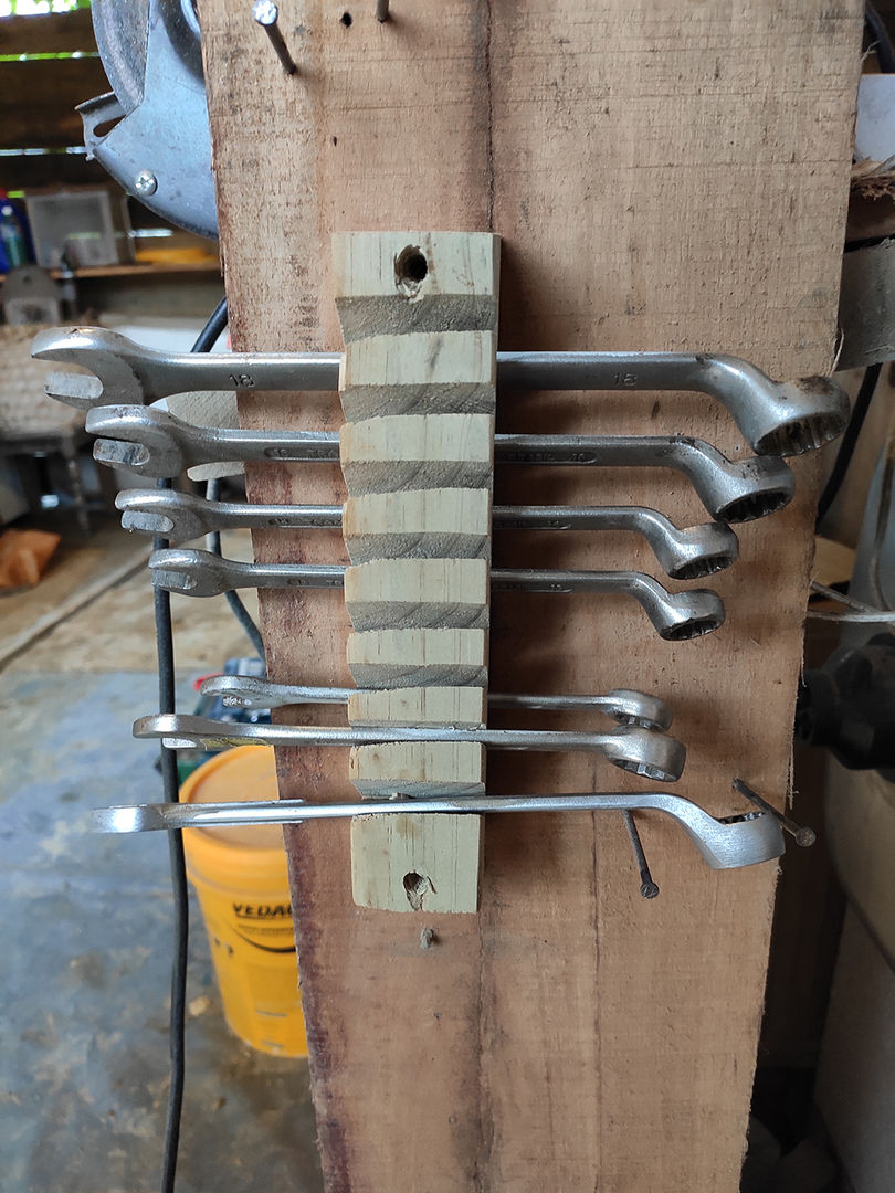 DIY Wrench holder !! 