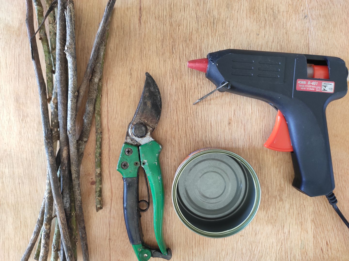 Malzemeleri bir araya getirin