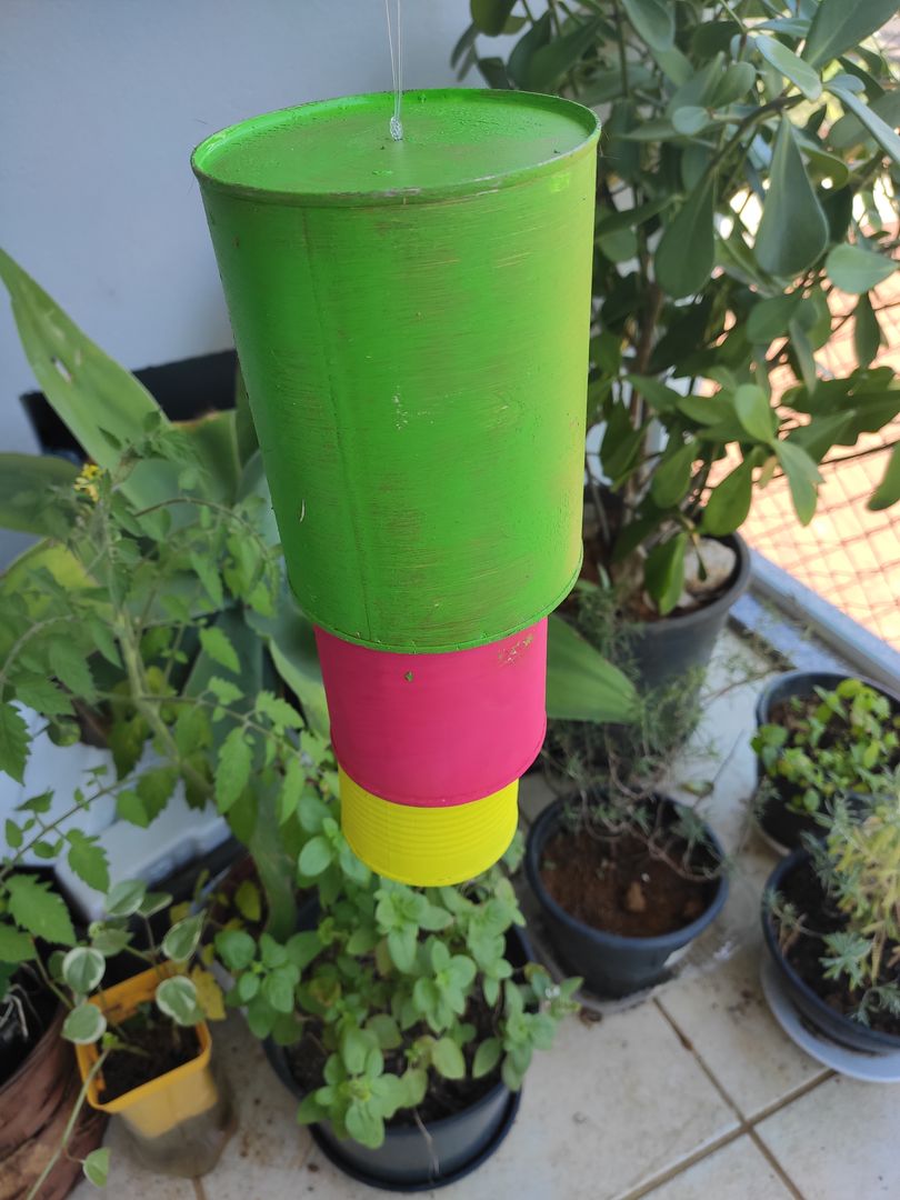 Windspiel DIY Windspiel aus recycelten Materialien selber herstellen