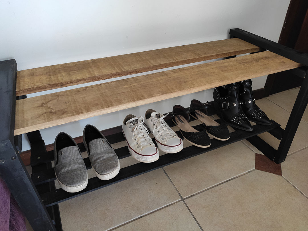 Gorgelen Afhankelijkheid zwart DIY schoenenrek] Hoe maak je een bank als schoenenrek | Stap voor stap |  homify