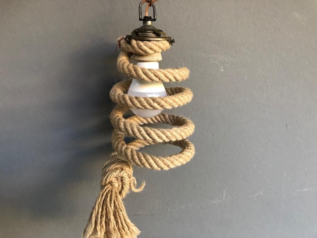 DIY Nautical Rope Lampshade Make a Rope Lamp Base in 7 Steps homify