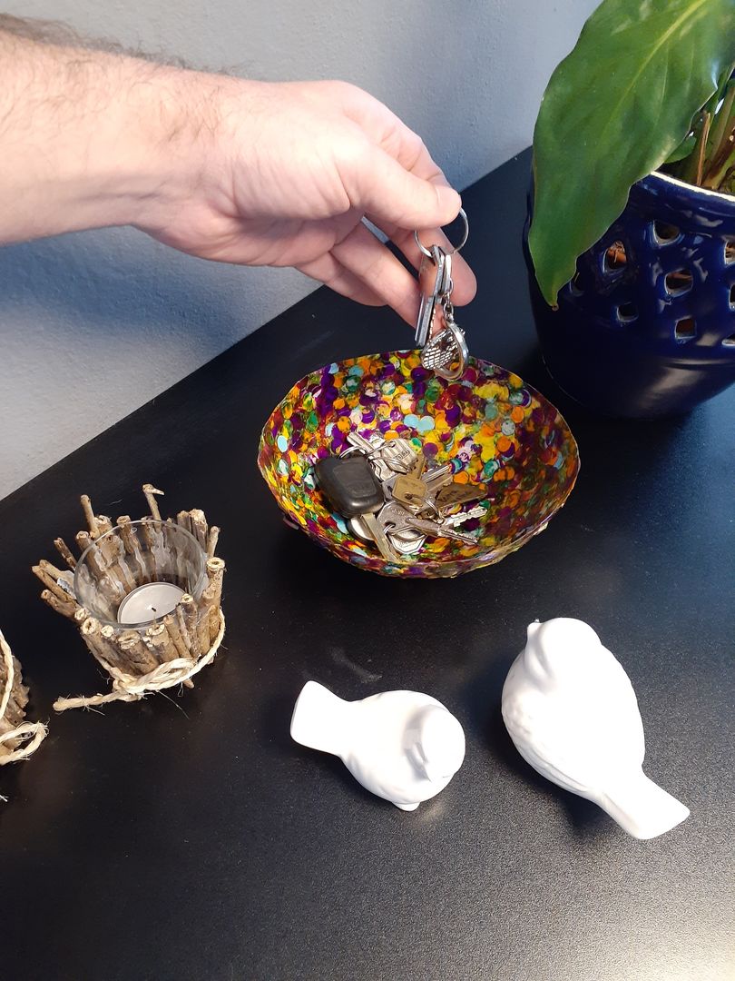 How to Make a Bowl with Confetti DIY Decorative Bowl [13 Steps] homify