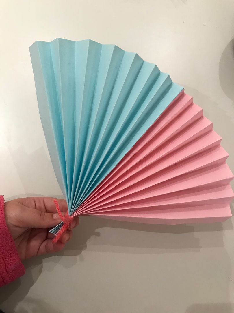 How to make a paper hand fan?, origami fan