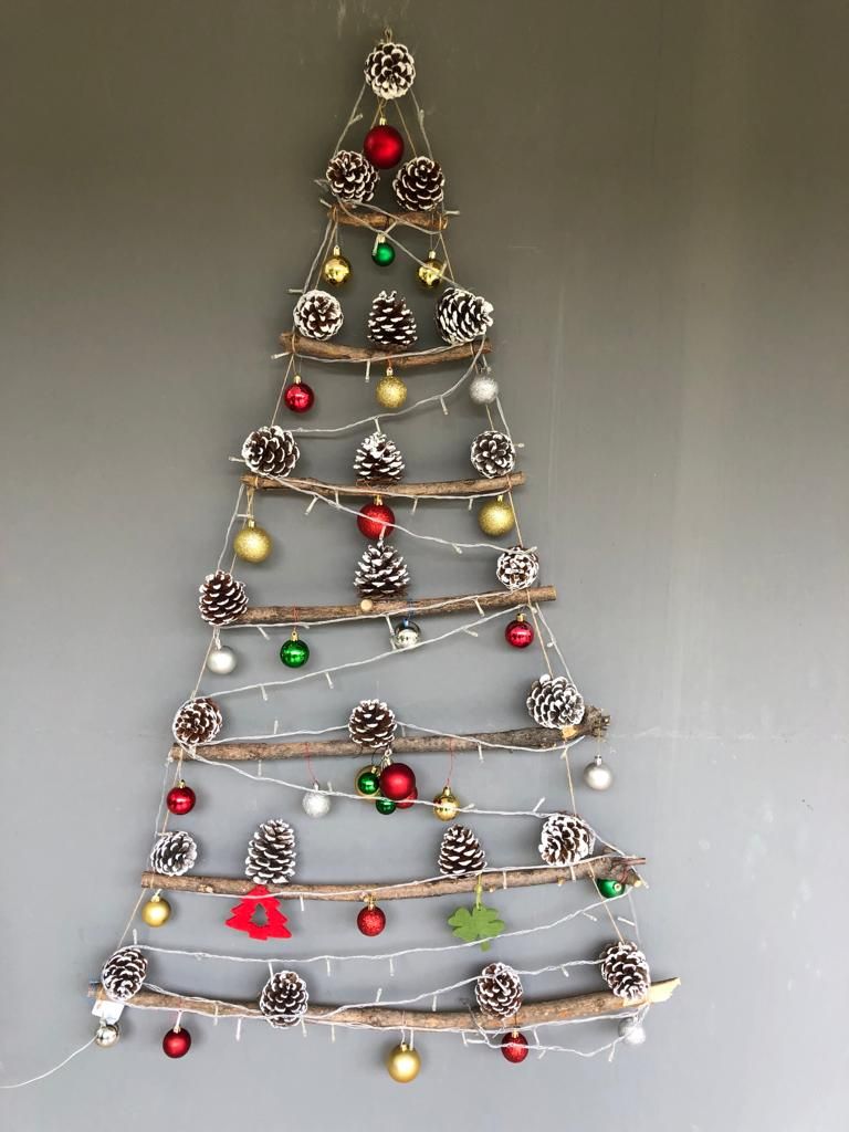 Decoração Sazonal DIY | Como Fazer Árvore de Natal na Parede [22 Passos  Fáceis] | homify